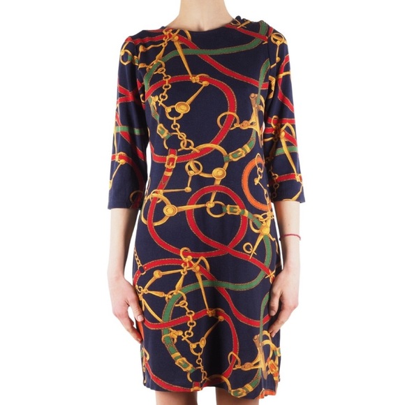 Lauren Ralph Lauren Dresses & Skirts - Lauren Ralph Lauren Horsebit Pattern Mini Dress